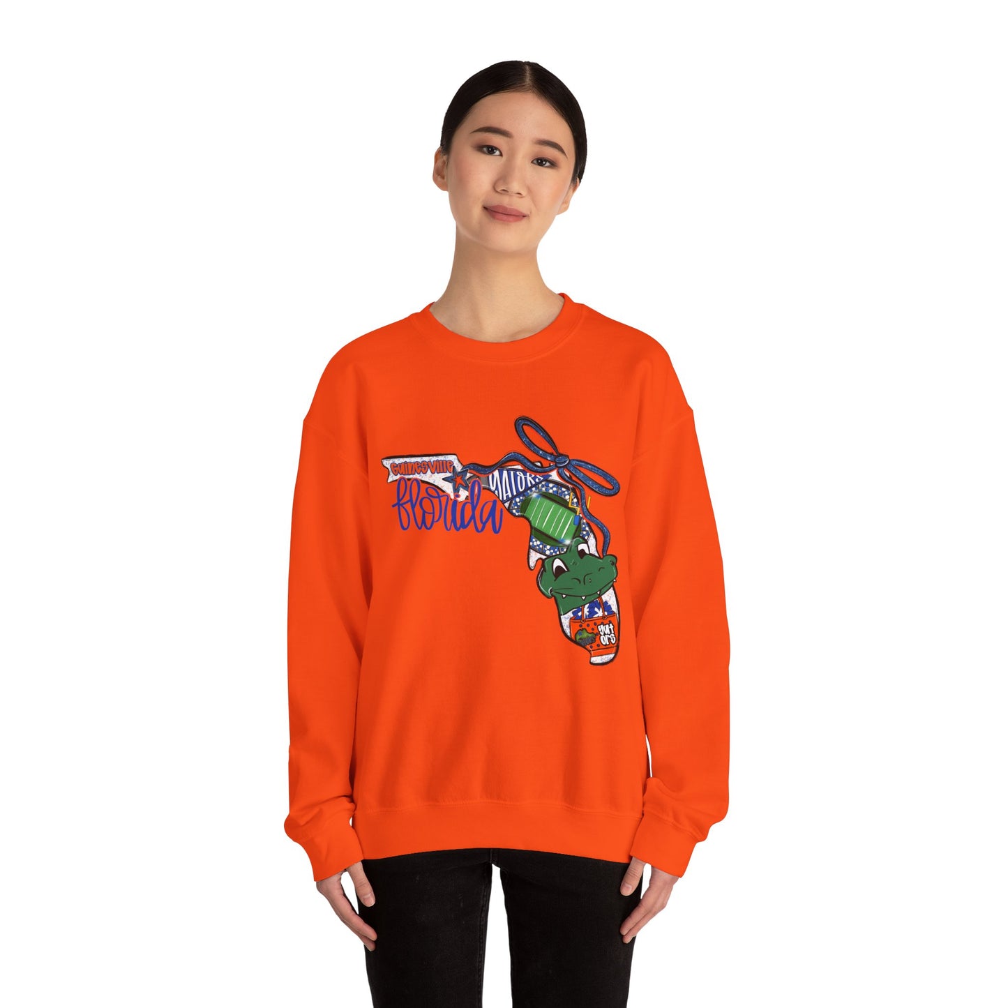 Florida Vibes Crewneck Sweatshirt | Unisex Graphic Top, Casual Wear, Gift for Him/Her, Vacation Essentials, Comfortable Style