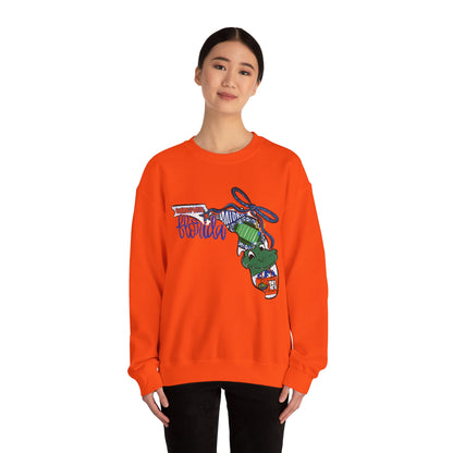 Florida Vibes Crewneck Sweatshirt | Unisex Graphic Top, Casual Wear, Gift for Him/Her, Vacation Essentials, Comfortable Style