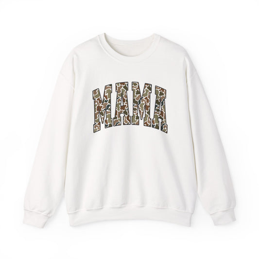 Mama Camouflage Crewneck Sweatshirt | Perfect Gift for Moms, Casual Wear, Comfortable Layering, Mother’s Day, Birthday