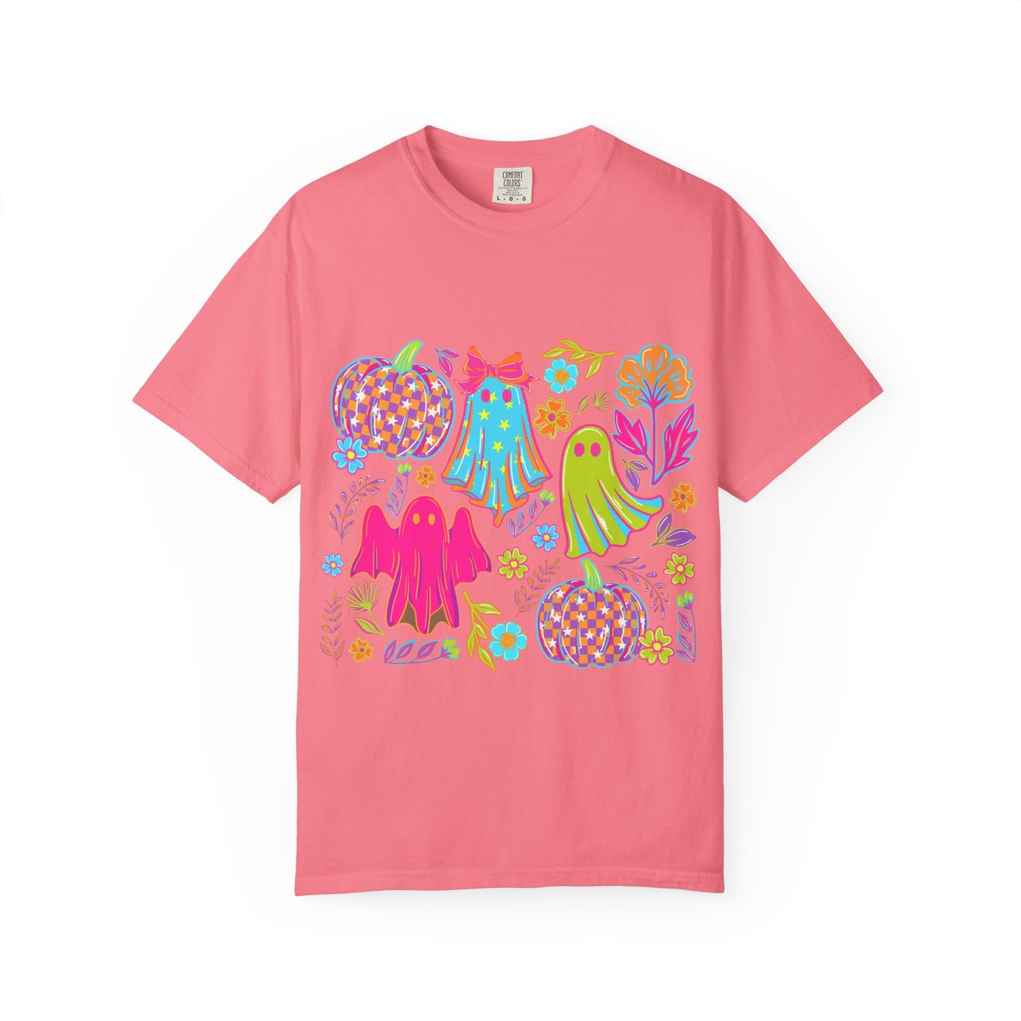Colorful Halloween T-Shirt, Unisex Spooky Tee, Ghost & Pumpkin Design, Fall Festival Wear, Halloween Costume Alternative, Gift for [...]