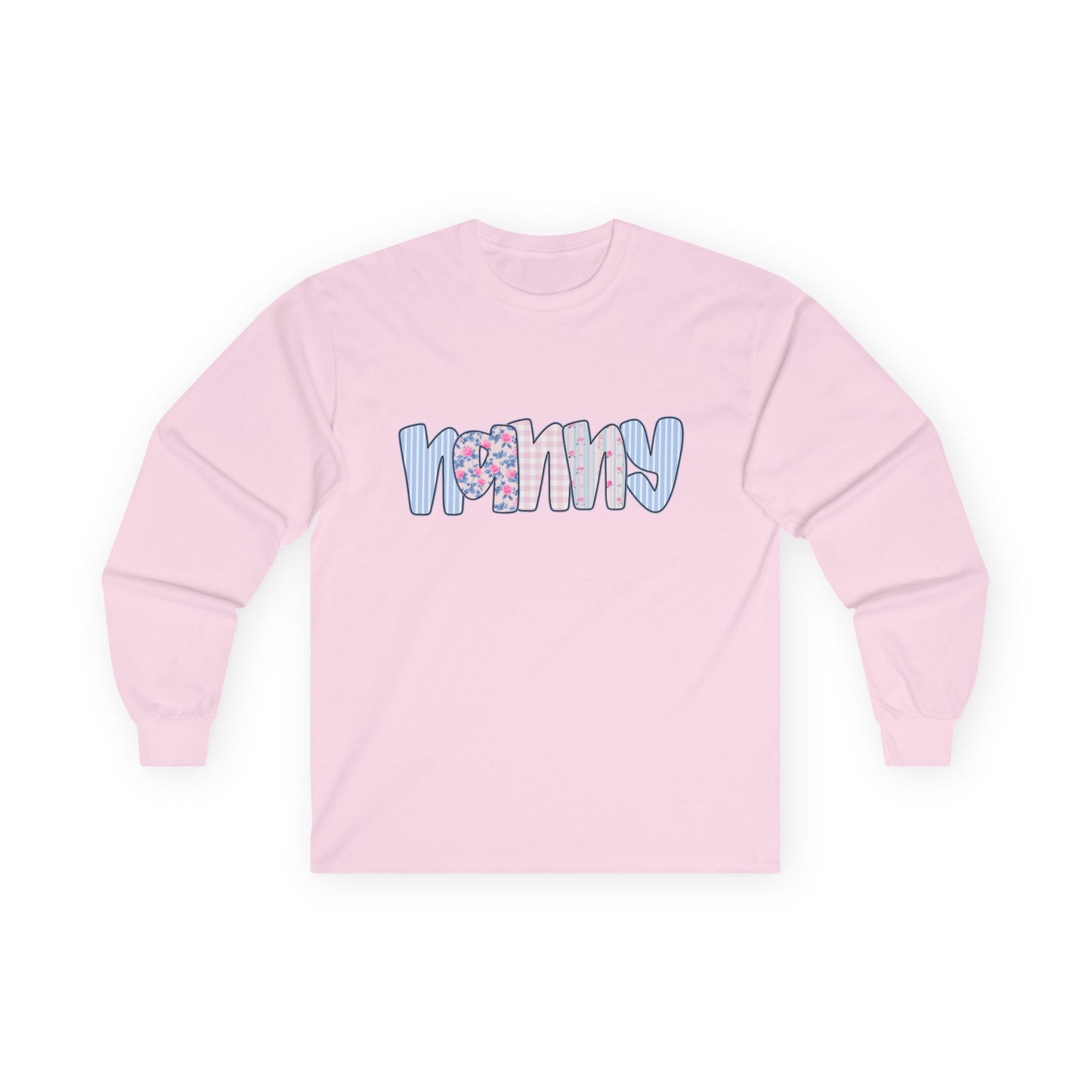 Nanny Pink & Blue Floral Long Sleeve