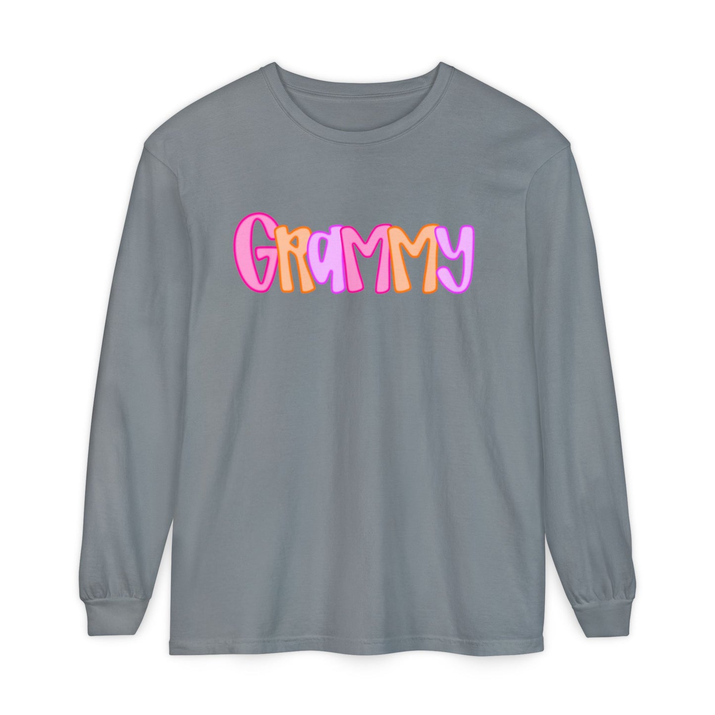 Grammy Neon Comfort Colors Long Sleeve