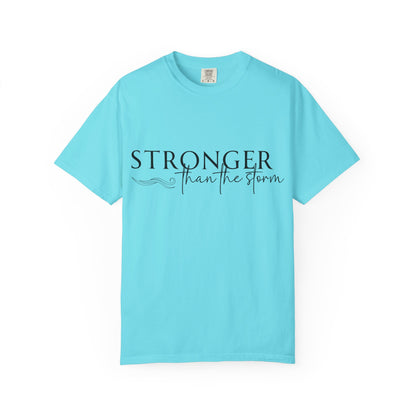 Empowering Garment-Dyed Unisex T-Shirt | Perfect for Every Day, Motivational Gift, Casual Wear, Strength in Adversity
