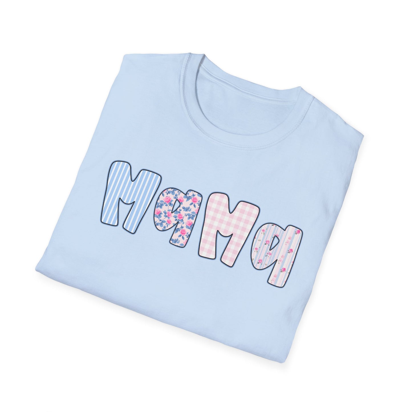 Mama Floral Letters T-Shirt