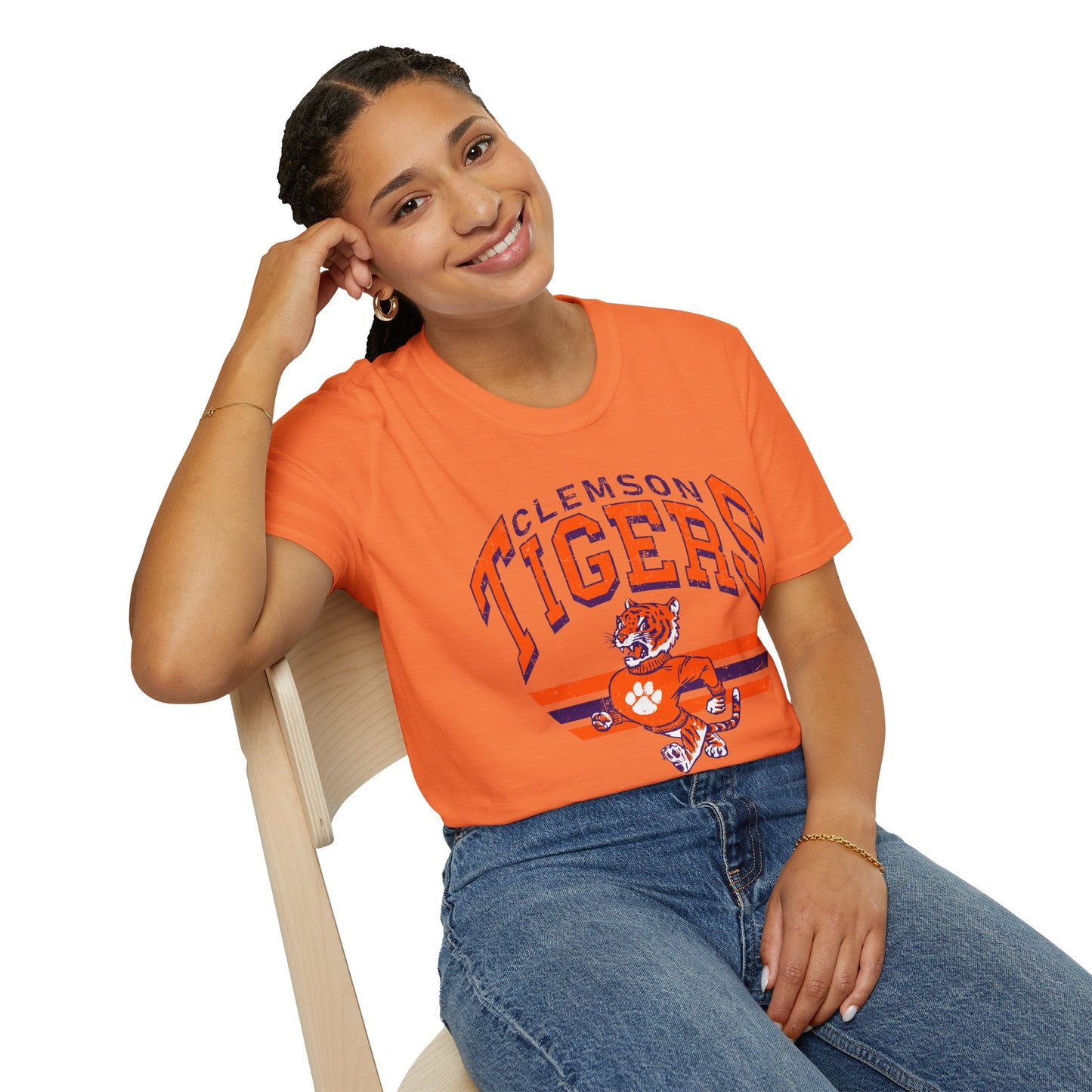 Clemson Tigers Unisex T-Shirt, Sporty Tee, College Apparel, Game Day Outfit, Fan Gear, Casual Wear