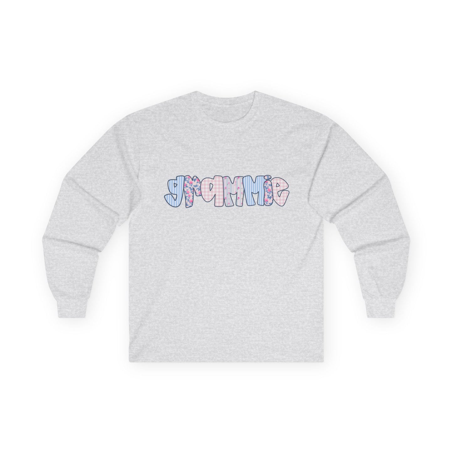 Grammie Pink & Blue Floral Long Sleeve
