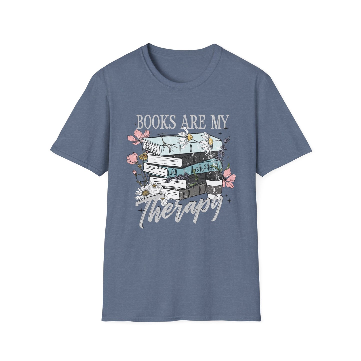 Books Are My Therapy T-Shirt, Cozy Book Lover Tee, Gift for Readers, Relaxed Fit Unisex Shirt, Literary Apparel, Perfect for Book [...]