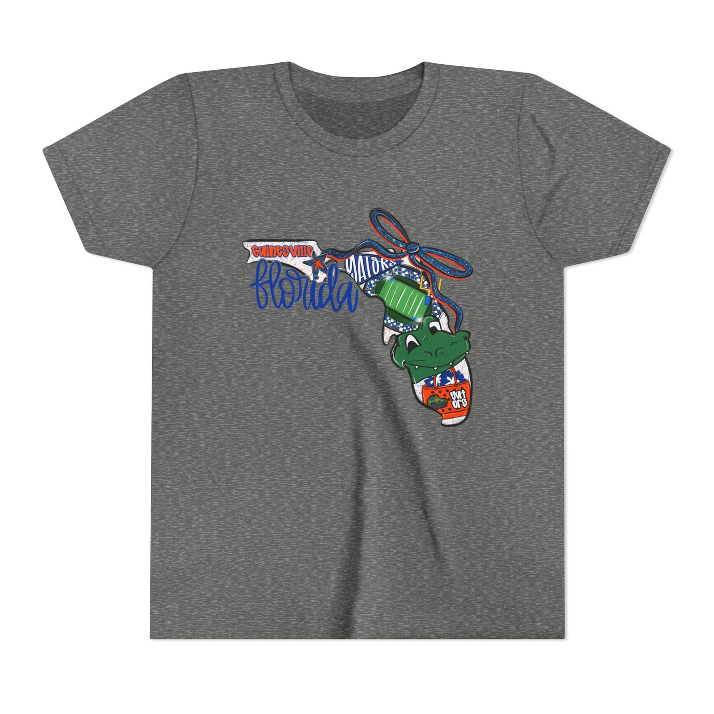 Florida Youth Tee - Fun, Colorful Design for Kids, Perfect for Summer Camps, Birthdays, Beach Days, Gift Ideas