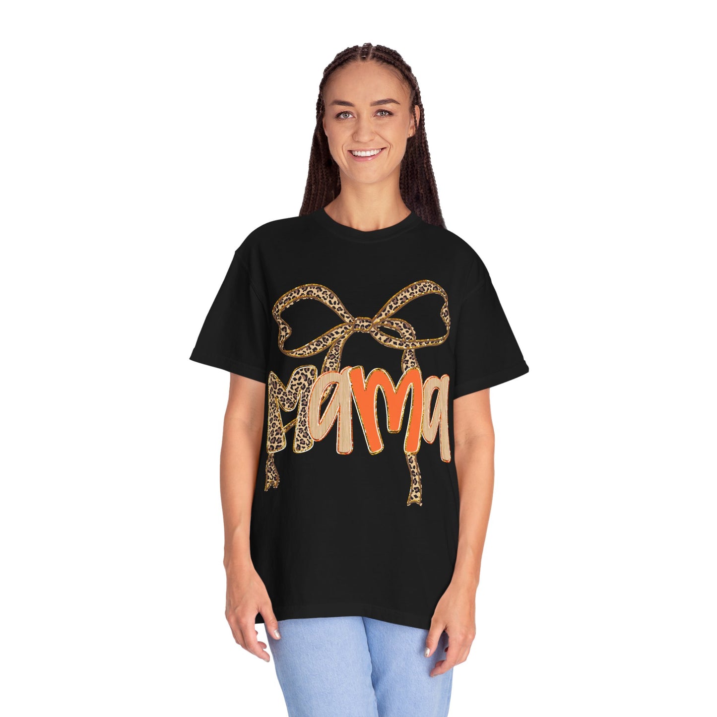 Mama Leopard Print Tee