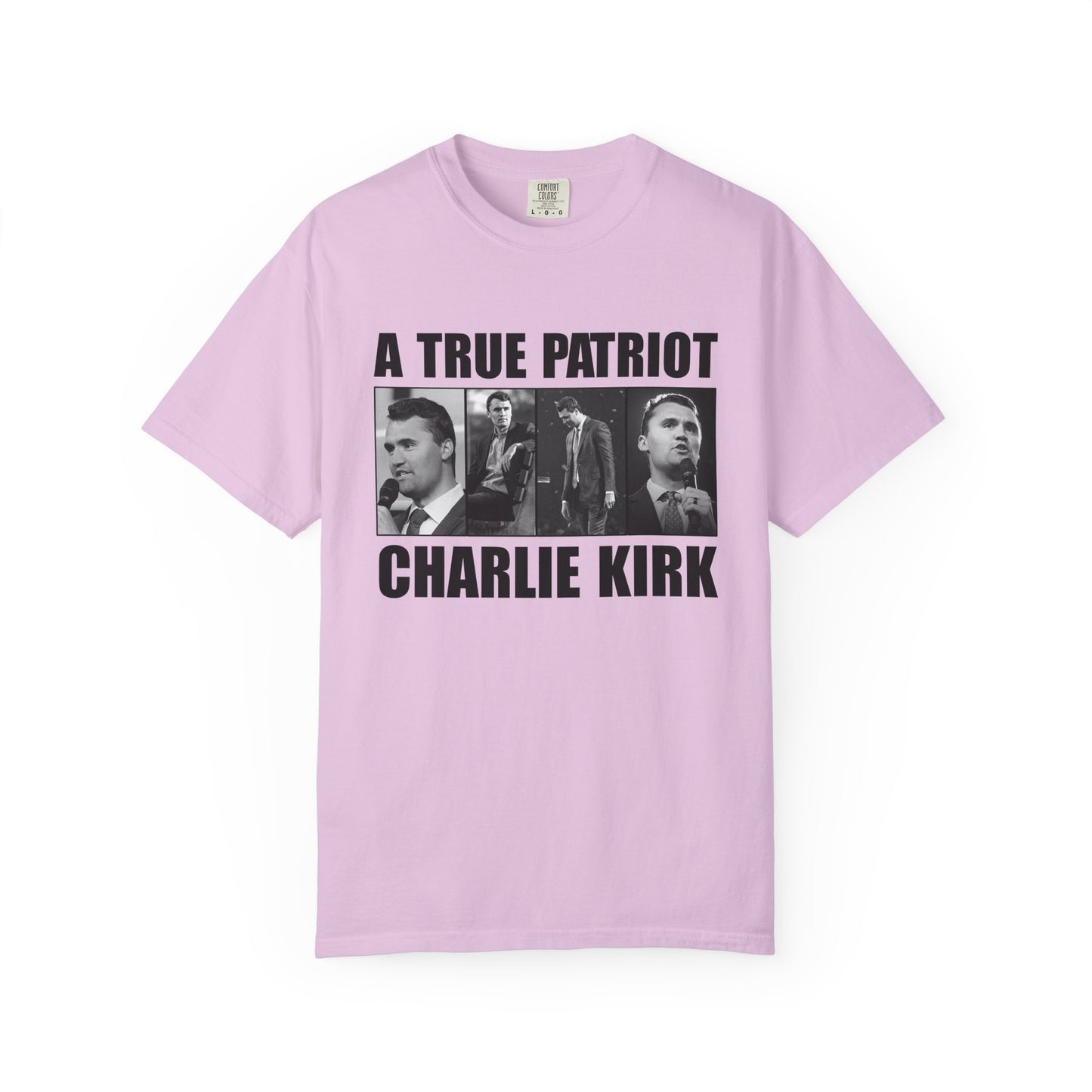 Patriotic Graphic Tee - A True Patriot, Charlie Kirk Shirt, Unisex Casual Wear, Gift for Conservatives, Election Day Apparel, Freedom [...]