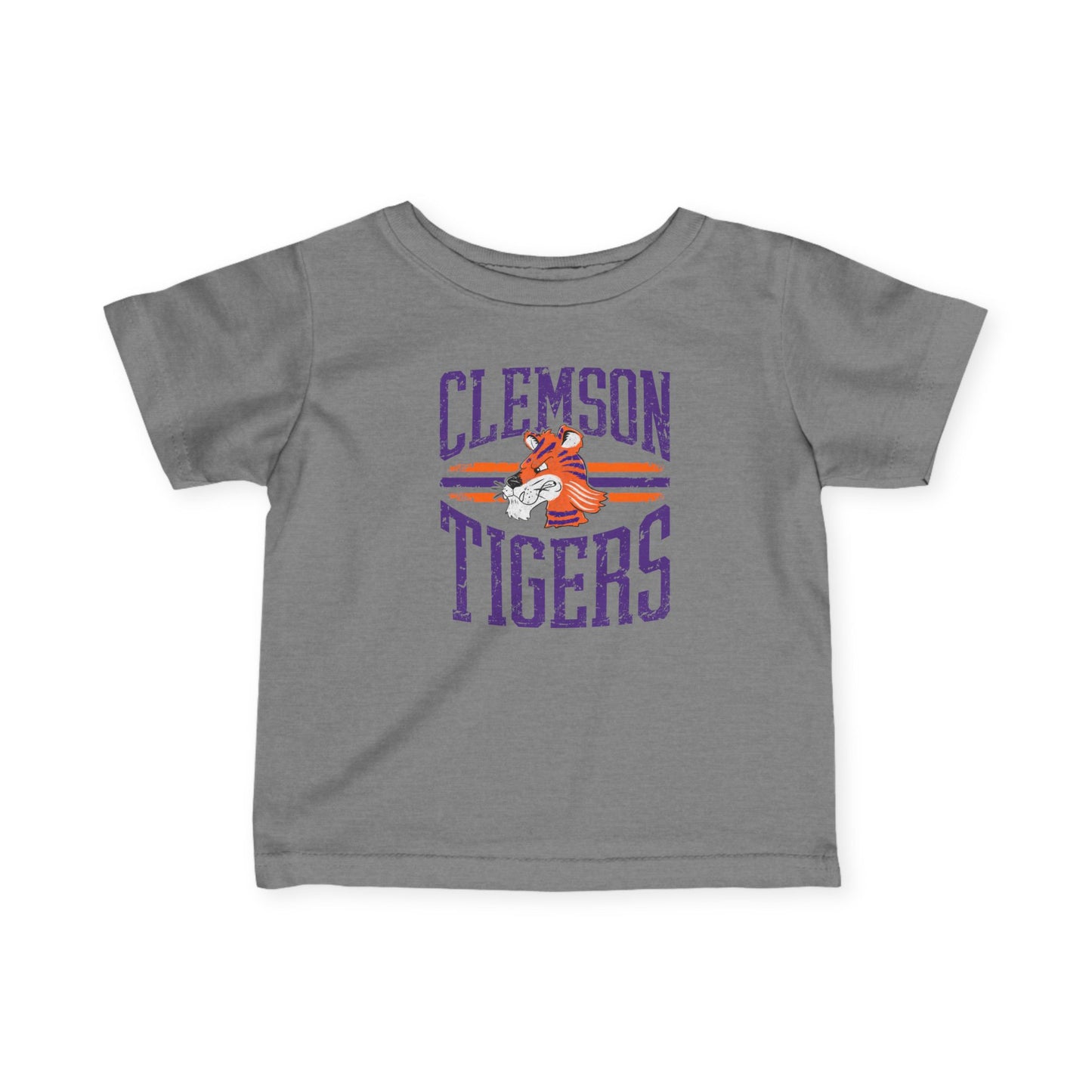 Clemson Tigers Infant Tee - Cute Baby Shirt, Kids' Apparel, College Merchandise, Baby Shower Gift, Toddler Clothing