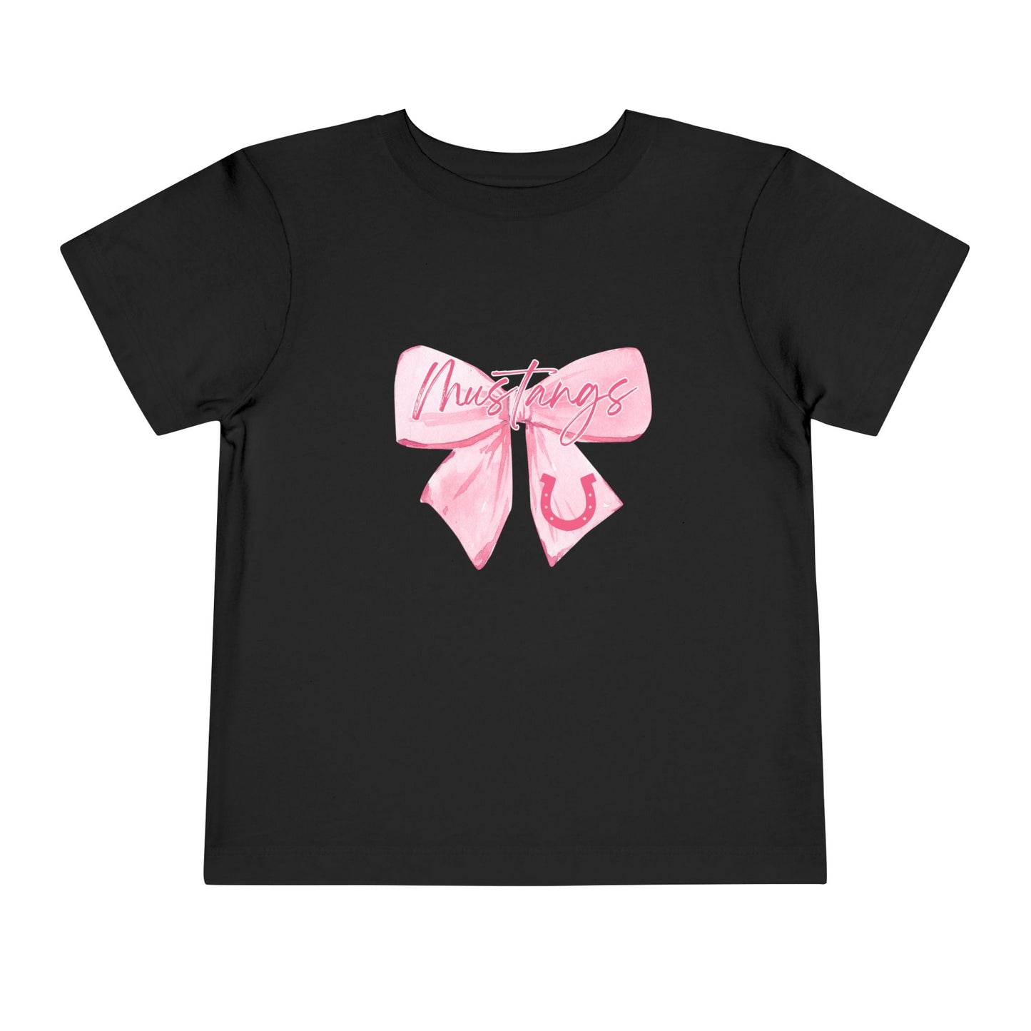 Cute Toddler T-Shirt with Bow Design, Perfect for Birthdays, Parties, Girls' Fashion, Summer Wear, Gift for Little Ones