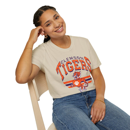 Clemson Tigers Unisex T-Shirt, Sporty Tee, College Apparel, Game Day Outfit, Fan Gear, Casual Wear