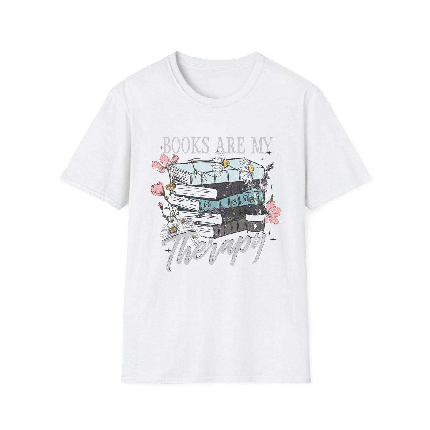 Books Are My Therapy T-Shirt, Cozy Book Lover Tee, Gift for Readers, Relaxed Fit Unisex Shirt, Literary Apparel, Perfect for Book [...]