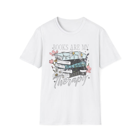 Books Are My Therapy T-Shirt, Cozy Book Lover Tee, Gift for Readers, Relaxed Fit Unisex Shirt, Literary Apparel, Perfect for Book [...]