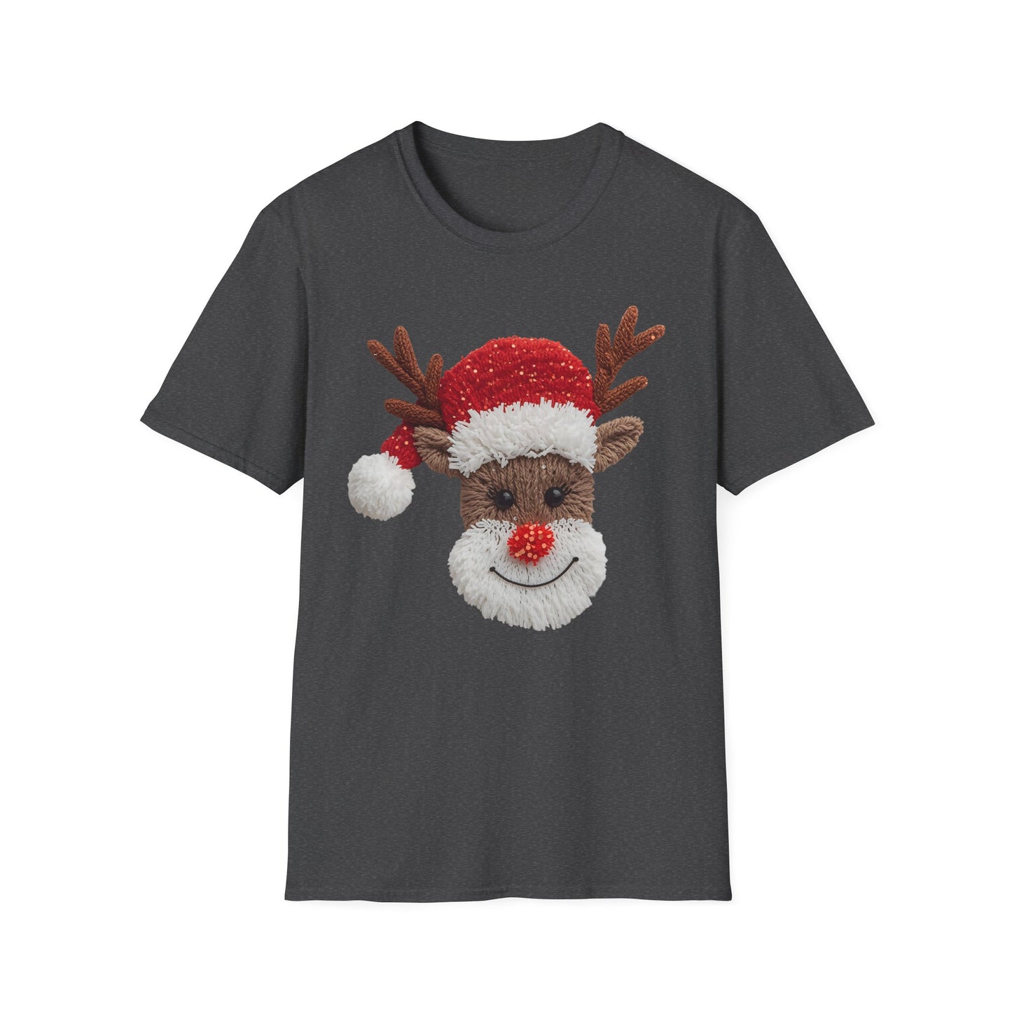 Festive Reindeer T-Shirt Gildan