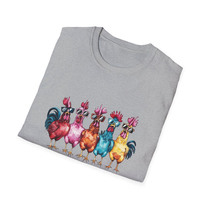 Funny Chicken T-Shirt, Early Distracted by Peckers Tee, Gift for Chicken Lovers, Casual Humor Shirt, Animal Lovers Apparel