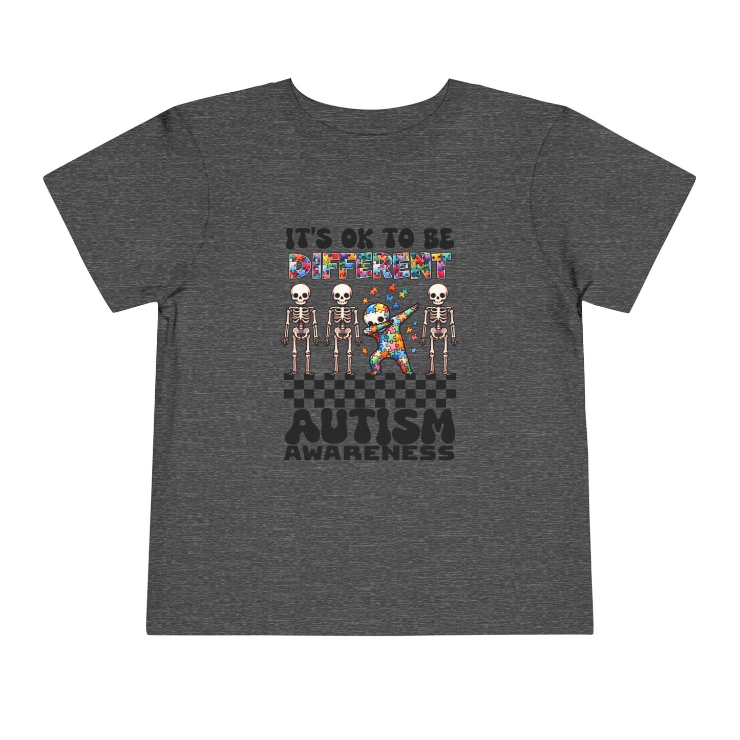 Toddler Autism Awareness Tee, Short Sleeve Kids Shirt, Differently Abled Tee, Colorful Toddler T-Shirt, Support Autism Month, Fun Kids [...]