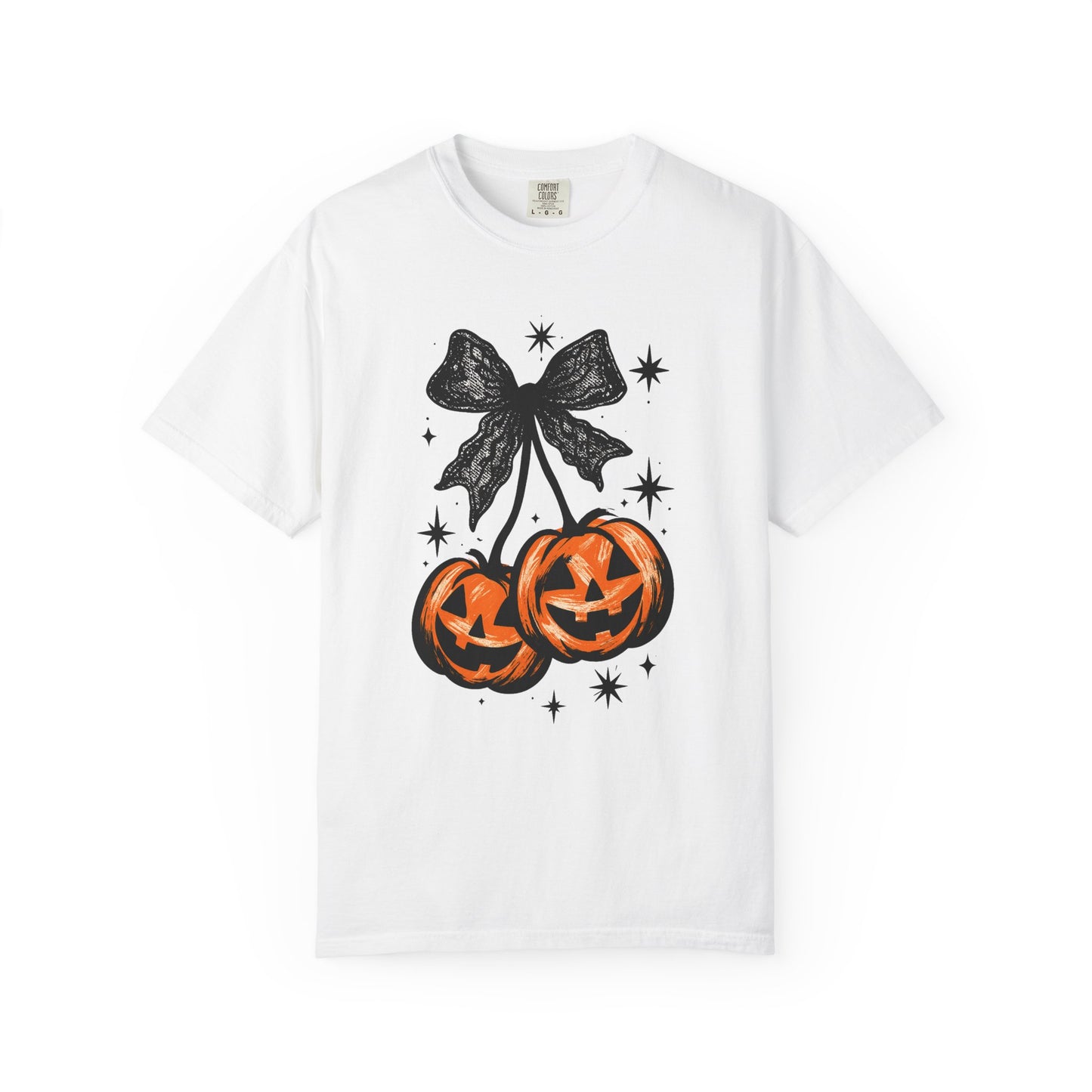 Pumpkin Cherry Bow T-Shirt