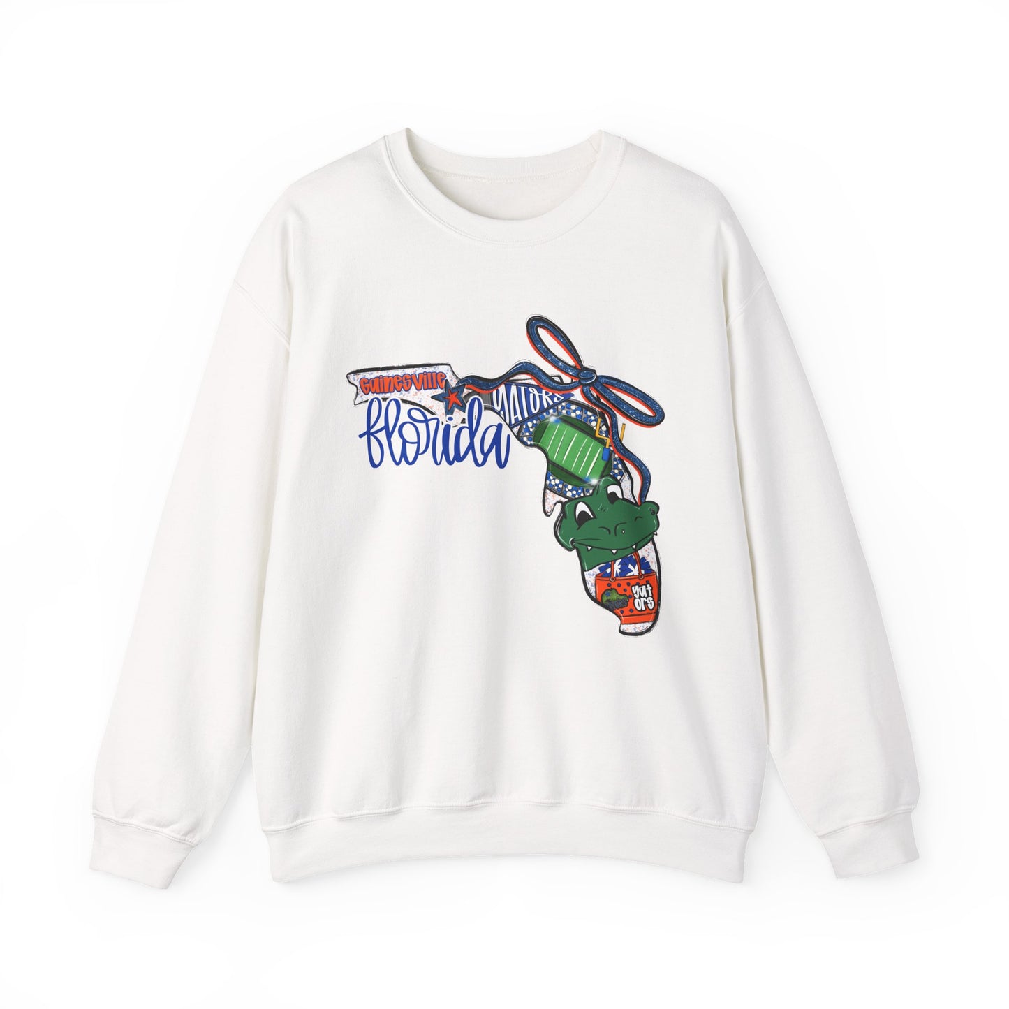 Florida Vibes Crewneck Sweatshirt | Unisex Graphic Top, Casual Wear, Gift for Him/Her, Vacation Essentials, Comfortable Style