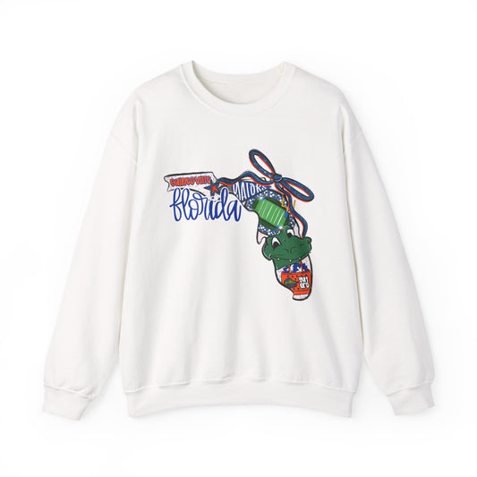Florida Vibes Crewneck Sweatshirt | Unisex Graphic Top, Casual Wear, Gift for Him/Her, Vacation Essentials, Comfortable Style