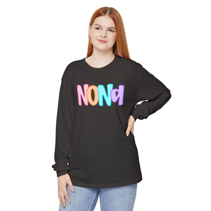 Nona Neon Comfort Color Long Sleeve