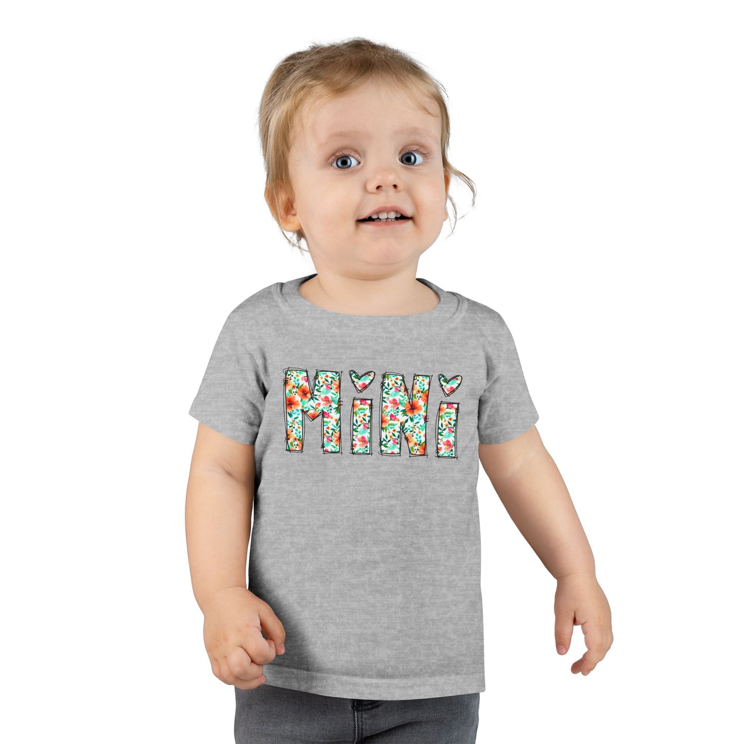 Floral 'Mini' Toddler T-Shirt
