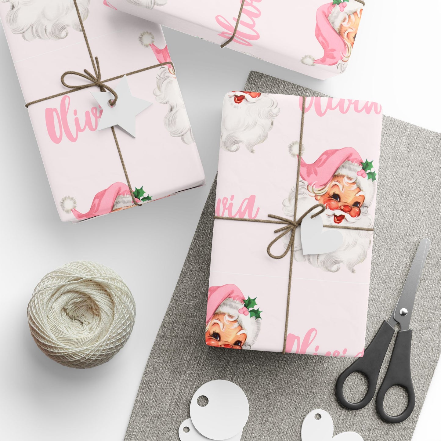 Santa Custom Wrapping Paper