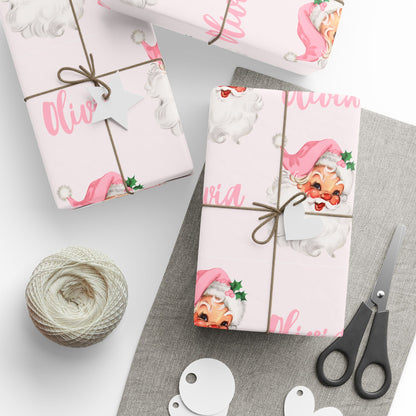 Santa Custom Wrapping Paper