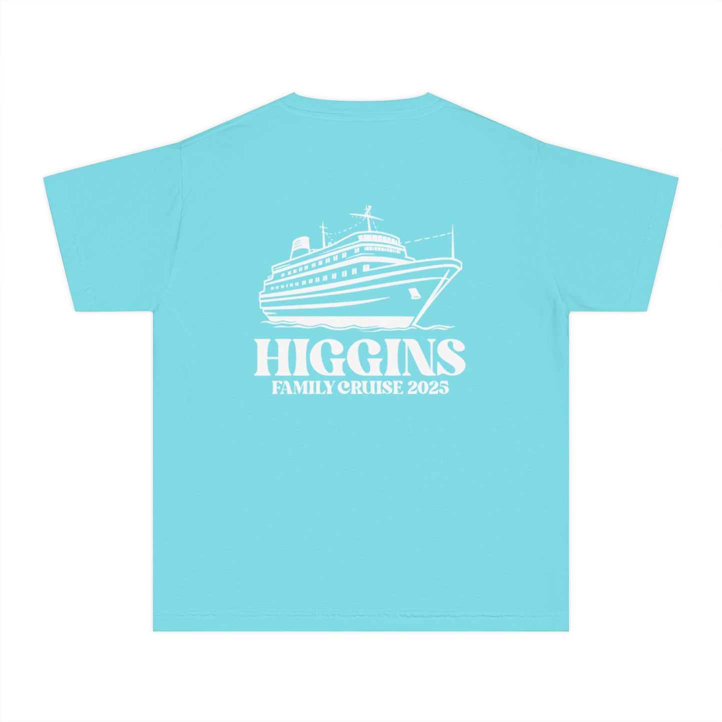 Family Cruise Youth Tee, Custom Vacation Shirt, Kids Midweight T-Shirt, Group Trip Apparel, Summer Travel Clothing