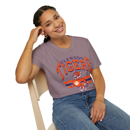 Clemson Tigers Unisex T-Shirt, Sporty Tee, College Apparel, Game Day Outfit, Fan Gear, Casual Wear