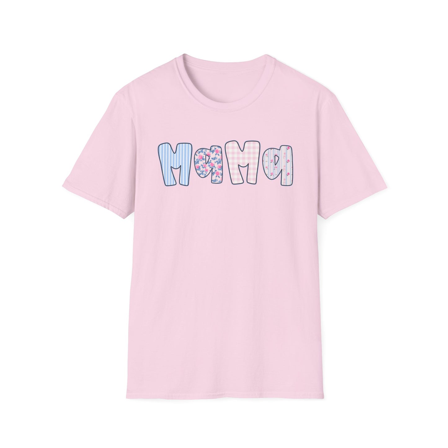 Mama Floral Letters T-Shirt