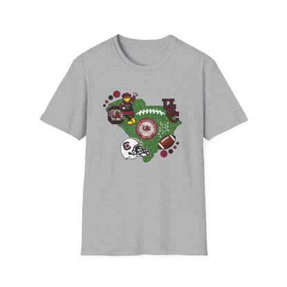 South Carolina Sports Fan Unisex T-Shirt, Game Day Apparel, College Football Tee, Gift for Him or Her, Casual Outfit