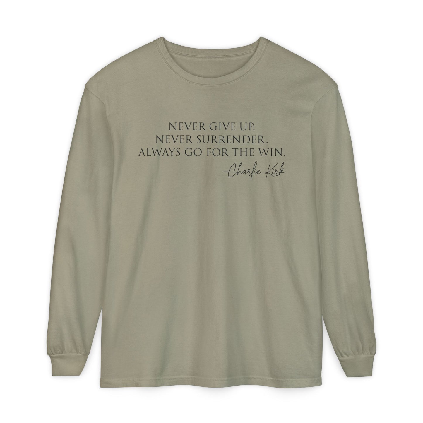 Inspirational Long Sleeve T-Shirt - Motivational Quote Tee, Casual Wear, Gift for Friends, Cozy Apparel, Encouragement Shirt