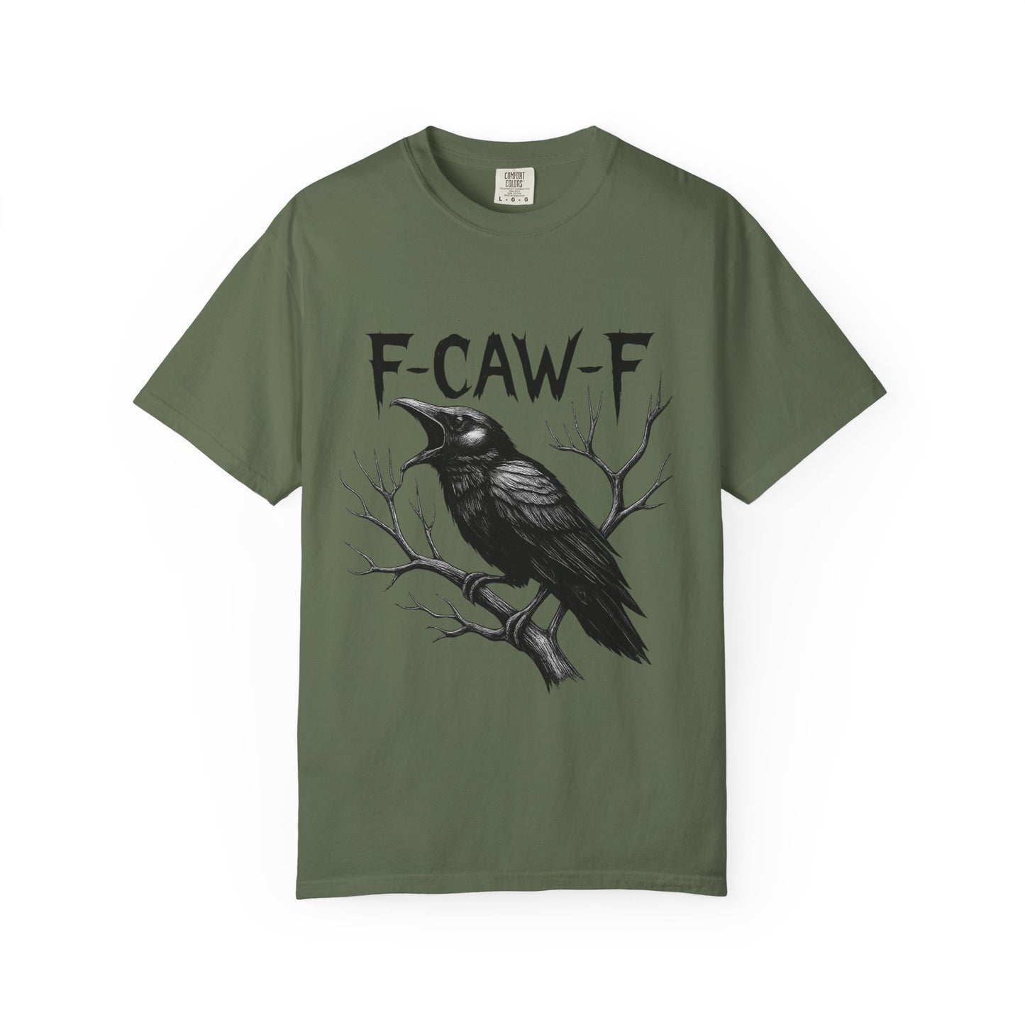 Gothic Raven T-Shirt, Unisex Graphic Tee, Casual Wear, Halloween Apparel, Unique Gift for Artists, Nature Lovers
