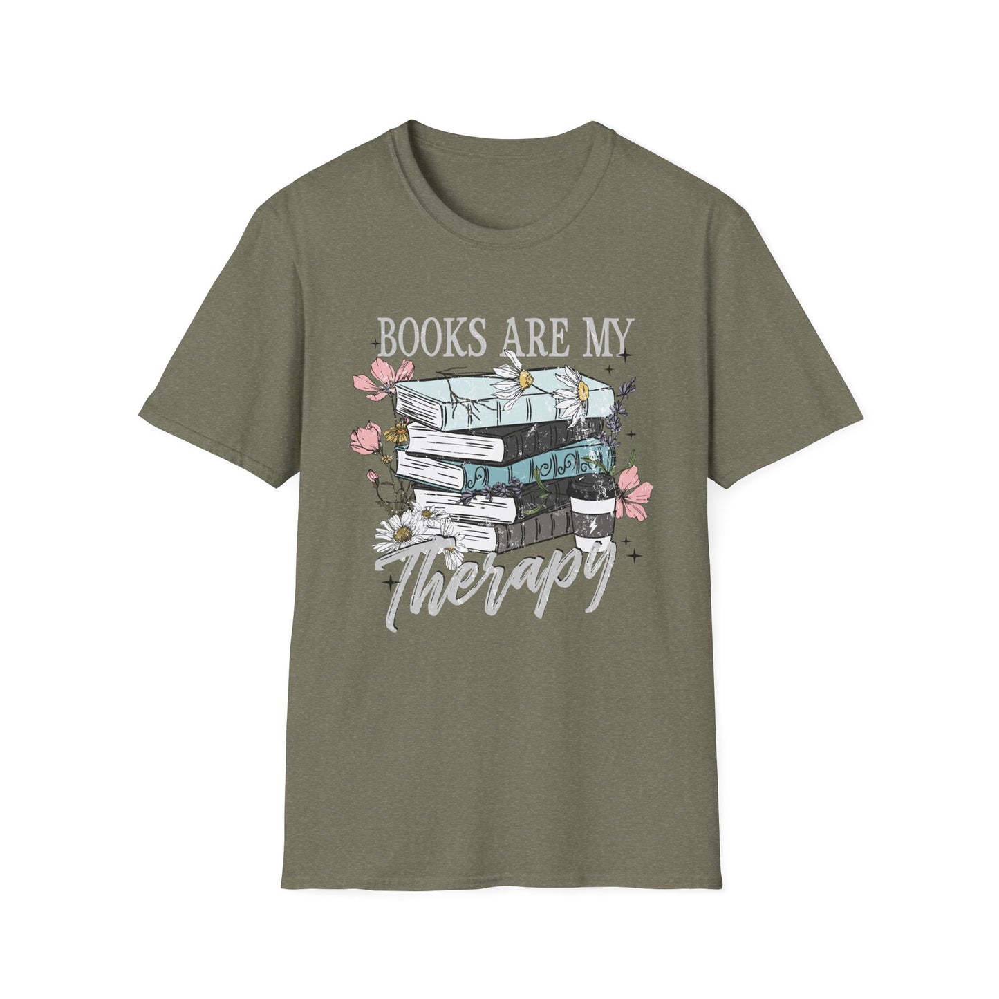 Books Are My Therapy T-Shirt, Cozy Book Lover Tee, Gift for Readers, Relaxed Fit Unisex Shirt, Literary Apparel, Perfect for Book [...]
