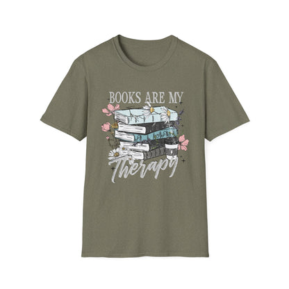 Books Are My Therapy T-Shirt, Cozy Book Lover Tee, Gift for Readers, Relaxed Fit Unisex Shirt, Literary Apparel, Perfect for Book [...]
