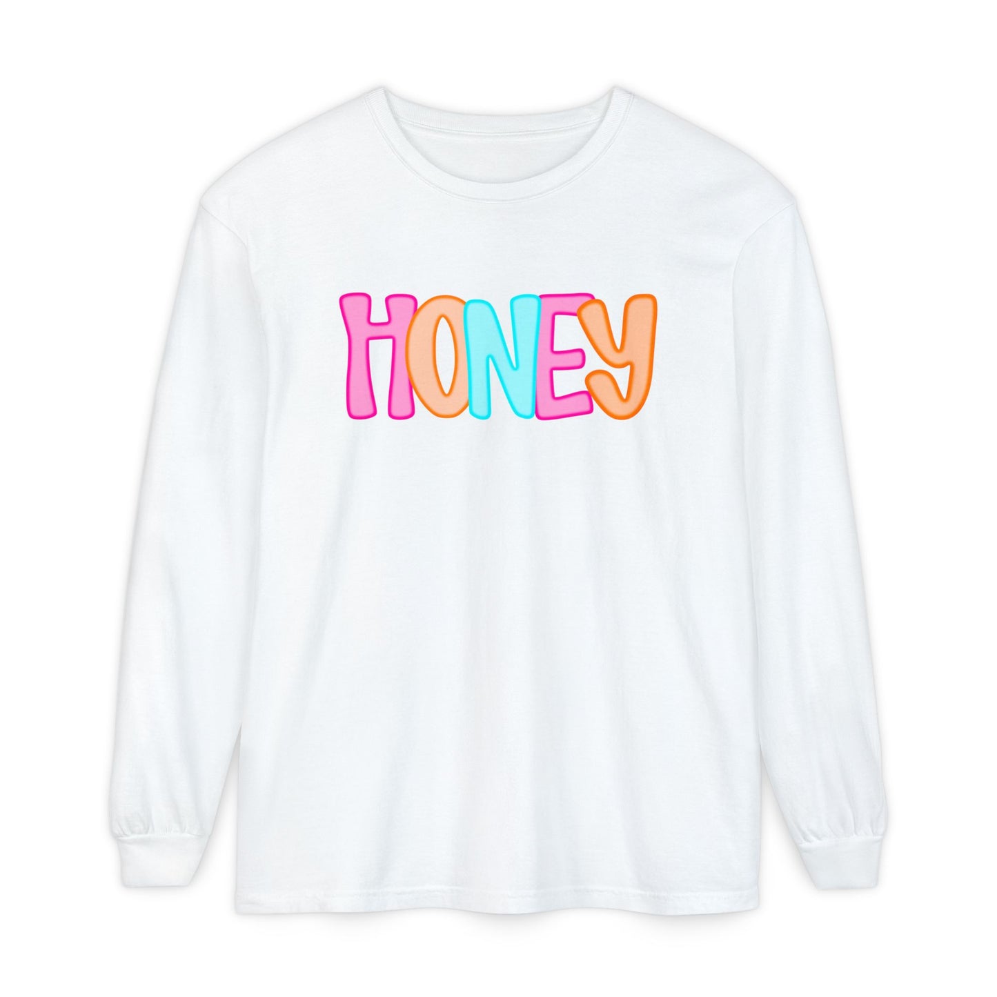 Honey Neon Comfort Color Long Sleeve
