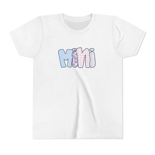 Youth Mini Pink & Blue Floral T-Shirt