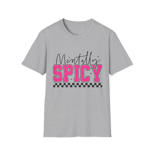 Mindfully Spicy Unisex T-Shirt, Cute Graphic Tee, Casual Wear, Gift for Her, Trendy Summer Top