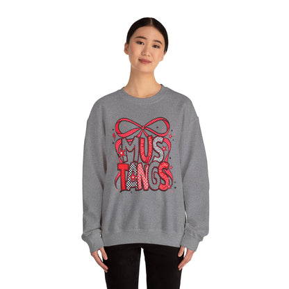 Mustang Love Crewneck Sweatshirt - Cozy Unisex Pullover for Horse Lovers, Gift for Equestrian, Casual Outfit, Horse Show