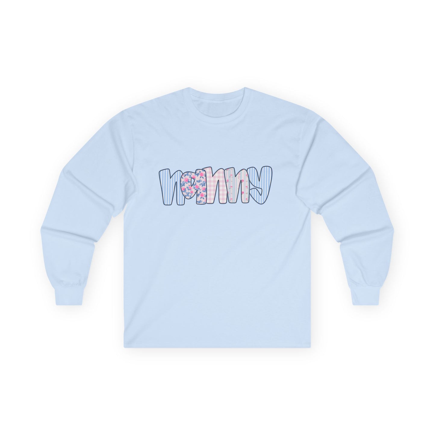 Nanny Pink & Blue Floral Long Sleeve