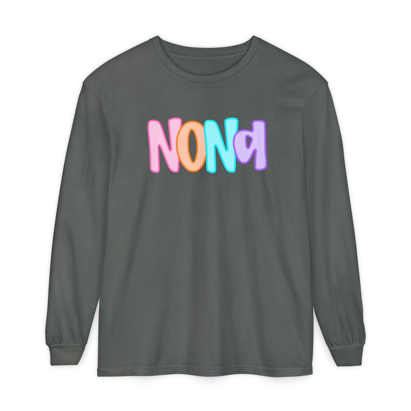 Nona Neon Comfort Color Long Sleeve