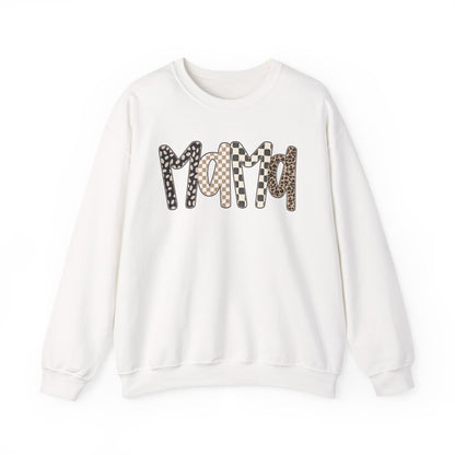 Mama Leopard Print Crewneck Sweatshirt