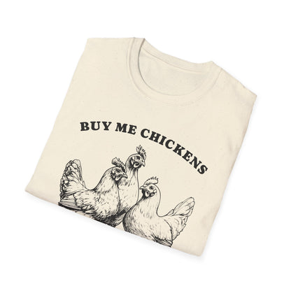 Funny Chicken Government T-Shirt, Humorous Tee, Gift for Chicken Lovers, Farm Animal Humor, Unique Graphic Shirt