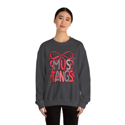 Mustang Love Crewneck Sweatshirt - Cozy Unisex Pullover for Horse Lovers, Gift for Equestrian, Casual Outfit, Horse Show