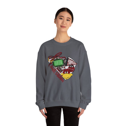 Festive Crewneck Sweatshirt - Cozy Holiday Wear, Unisex Sweatshirt, Perfect Gift for Christmas, Winter Fashion, Comfortable Layering