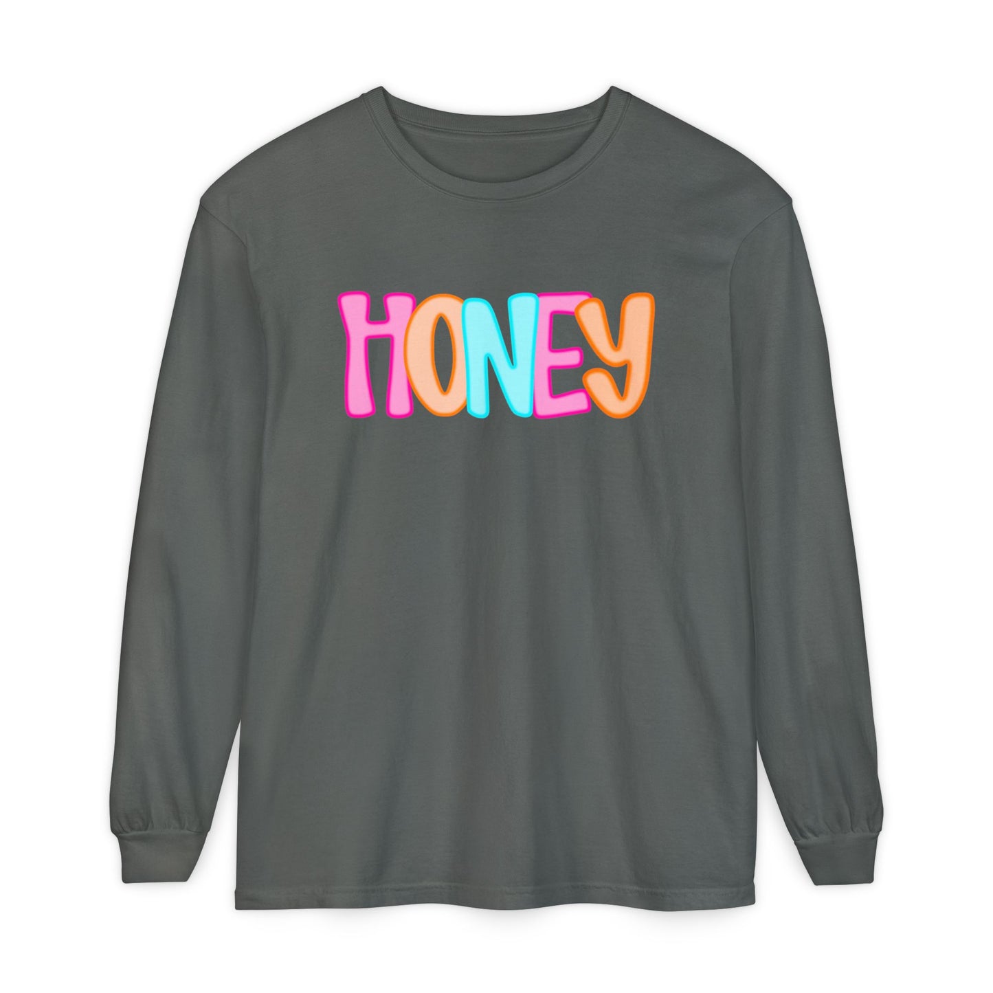 Honey Neon Comfort Color Long Sleeve