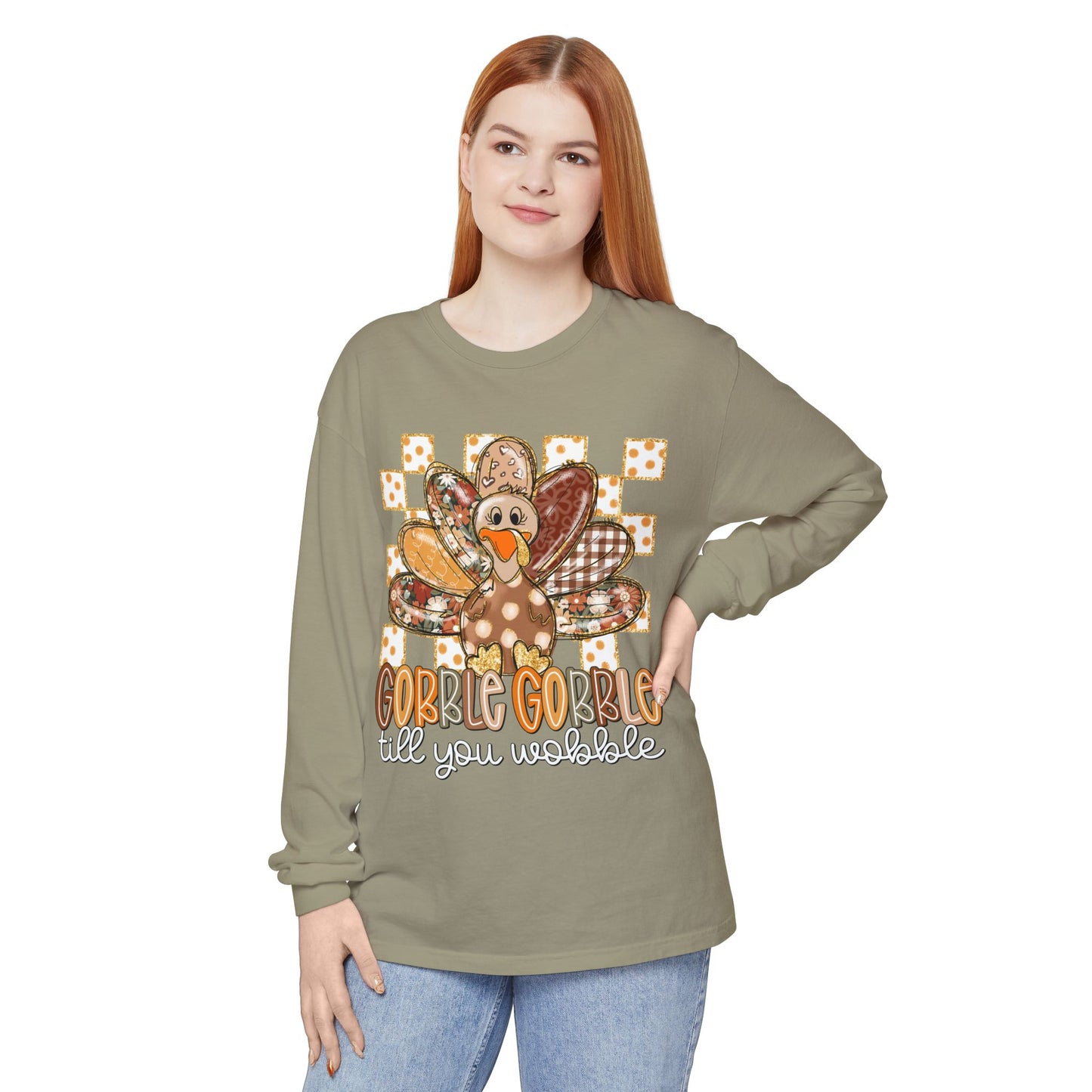 Thanksgiving Turkey Long Sleeve Tee