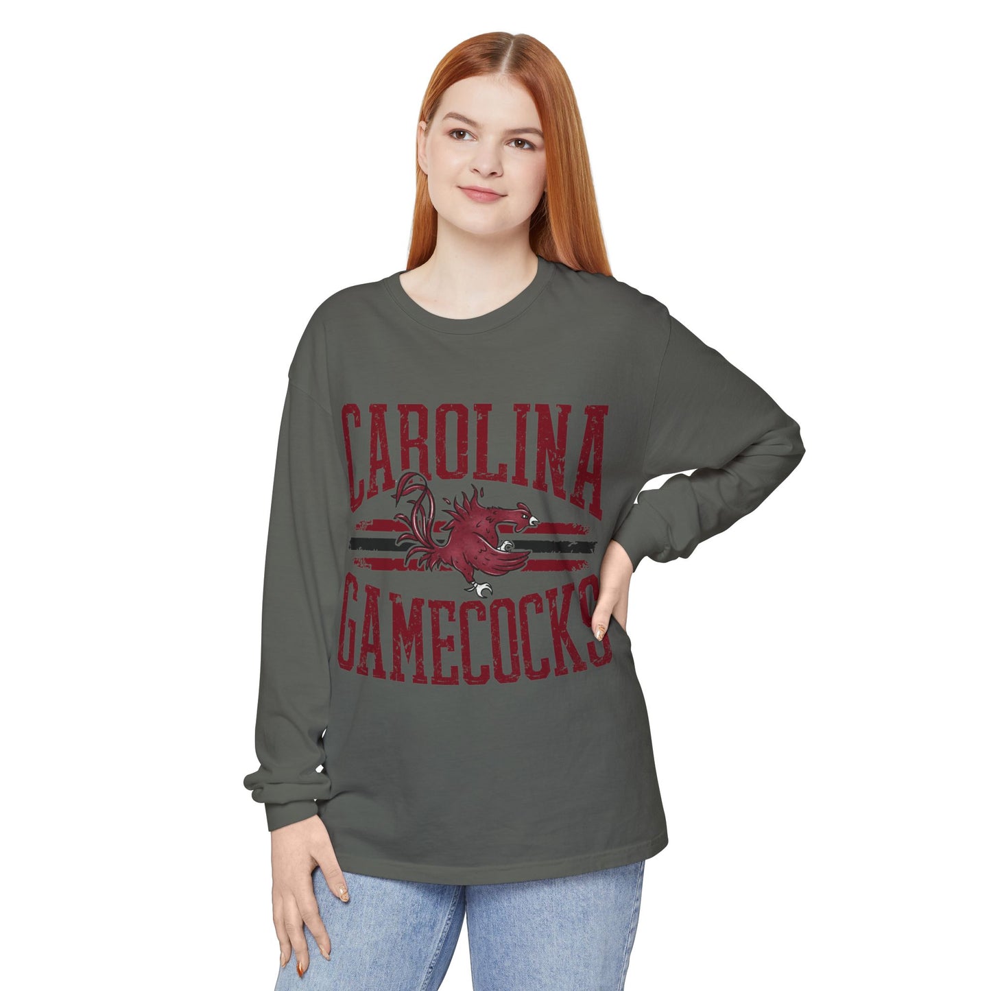 Carolina Gamecocks Long Sleeve Tee, Game Day T-Shirt, Unisex Sports Shirt, College Apparel, Casual Wear